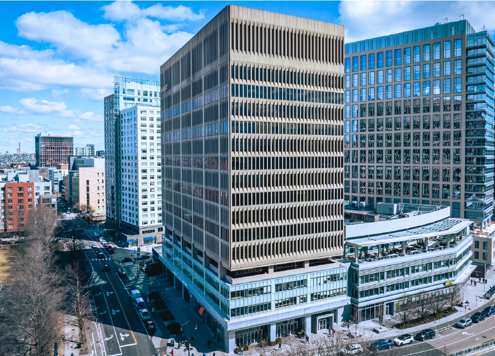 Photo of the building housing the Cambridge Innovation Center, home to the ARPA-H Investor Catalyst Hub office
